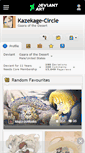 Mobile Screenshot of kazekage-circle.deviantart.com