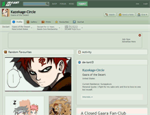 Tablet Screenshot of kazekage-circle.deviantart.com