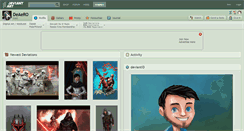 Desktop Screenshot of deaero.deviantart.com