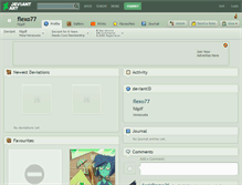 Tablet Screenshot of flexo77.deviantart.com