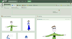 Desktop Screenshot of dillonmania.deviantart.com