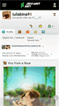 Mobile Screenshot of lullabina91.deviantart.com