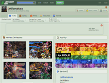 Tablet Screenshot of jetkamakura.deviantart.com