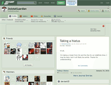 Tablet Screenshot of dolotaiguardian.deviantart.com