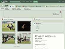Tablet Screenshot of greiz.deviantart.com