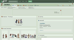 Desktop Screenshot of juandalyn.deviantart.com