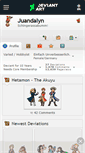 Mobile Screenshot of juandalyn.deviantart.com