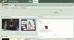 Desktop Screenshot of morioki.deviantart.com