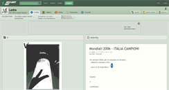 Desktop Screenshot of ledra.deviantart.com