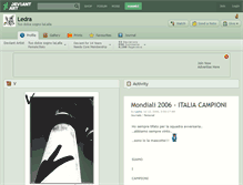 Tablet Screenshot of ledra.deviantart.com