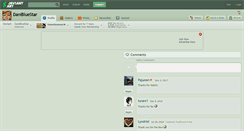 Desktop Screenshot of danibluestar.deviantart.com