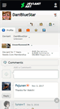 Mobile Screenshot of danibluestar.deviantart.com