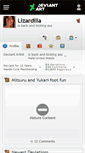 Mobile Screenshot of lizardilla.deviantart.com