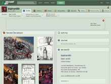 Tablet Screenshot of blairsmith.deviantart.com