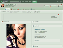 Tablet Screenshot of beautifulltdwn00.deviantart.com
