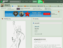 Tablet Screenshot of alexa-b.deviantart.com