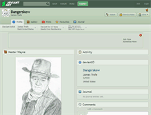 Tablet Screenshot of dangerskew.deviantart.com