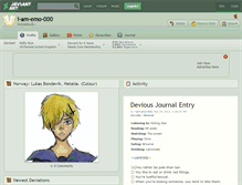 Tablet Screenshot of i-am-emo-000.deviantart.com