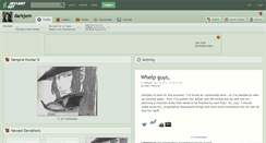 Desktop Screenshot of darkjem.deviantart.com