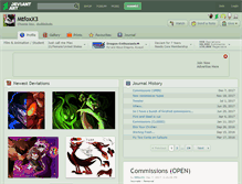 Tablet Screenshot of mtfoxx3.deviantart.com