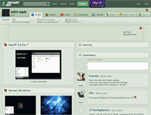 Tablet Screenshot of mini-slash.deviantart.com
