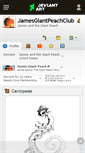 Mobile Screenshot of jamesgiantpeachclub.deviantart.com