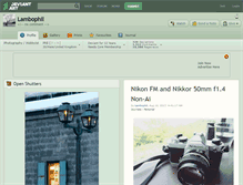 Tablet Screenshot of lambophil.deviantart.com