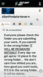 Mobile Screenshot of alienpredator4ever.deviantart.com