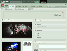 Tablet Screenshot of eglis.deviantart.com