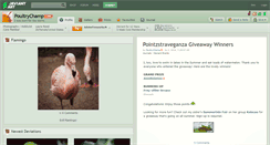 Desktop Screenshot of poultrychamp.deviantart.com
