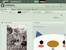 Tablet Screenshot of lordofpastries.deviantart.com
