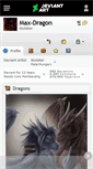 Mobile Screenshot of max-dragon.deviantart.com