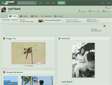 Tablet Screenshot of cool-lizard.deviantart.com