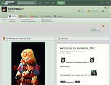 Tablet Screenshot of kankuroujan.deviantart.com