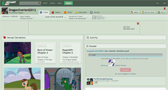 Desktop Screenshot of dragonoverlord2012.deviantart.com