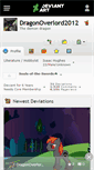 Mobile Screenshot of dragonoverlord2012.deviantart.com
