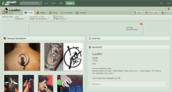 Desktop Screenshot of lucerev.deviantart.com