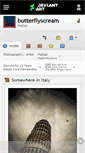 Mobile Screenshot of butterflyscream.deviantart.com