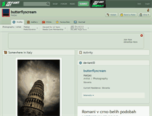 Tablet Screenshot of butterflyscream.deviantart.com