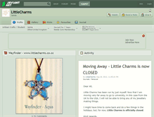 Tablet Screenshot of littlecharms.deviantart.com