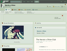 Tablet Screenshot of naruto-x-shion.deviantart.com