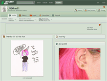 Tablet Screenshot of chibiinu11.deviantart.com