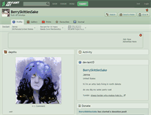 Tablet Screenshot of berryskittlessake.deviantart.com