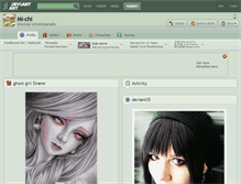 Tablet Screenshot of mi-chi.deviantart.com