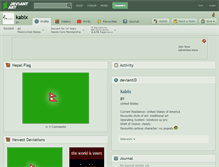 Tablet Screenshot of kabix.deviantart.com