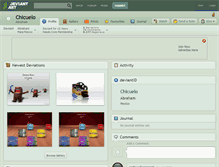 Tablet Screenshot of chicuelo.deviantart.com