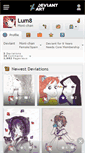 Mobile Screenshot of lum8.deviantart.com