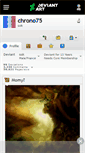 Mobile Screenshot of chrono75.deviantart.com