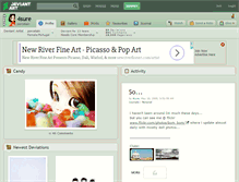 Tablet Screenshot of 4sure.deviantart.com