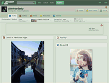 Tablet Screenshot of dairehardesty.deviantart.com